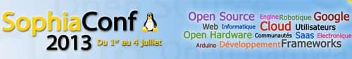 SophiaConf 2013 : Cloud, développement Web, Open Hardware et Open Source
