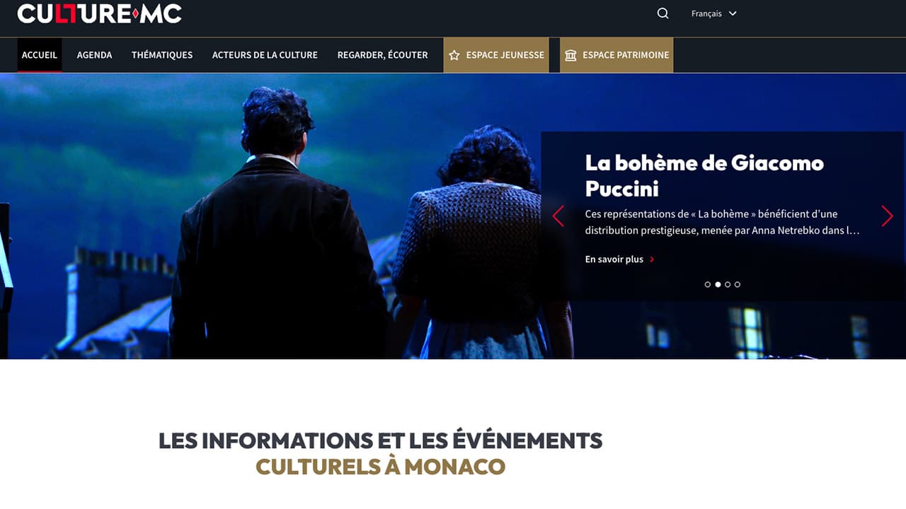 Culture.mc : toute la culture à Monaco dans un nouveau site web