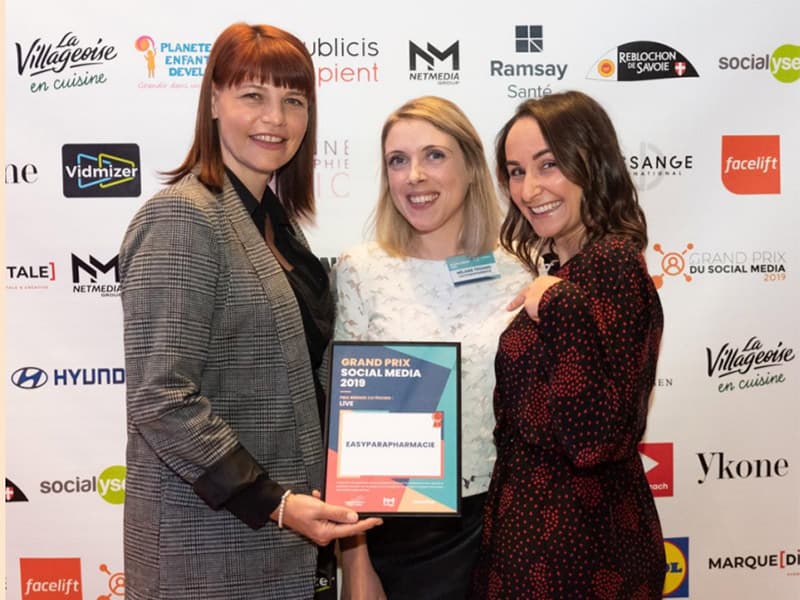 Nice : un Grand Prix Social Medias pour Easyparapharmacie
