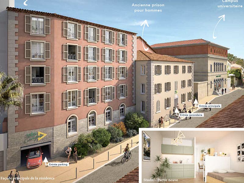 Grasse Campus lance les travaux de Neo Campus, sa résidence étudiante