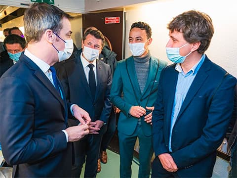 Cédric O à la rencontre de l’écosystème tech niçois et de Livmed's