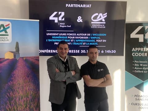 Numérique : un partenariat Crédit Agricole-Ecole 42 qui veut bousculer les codes