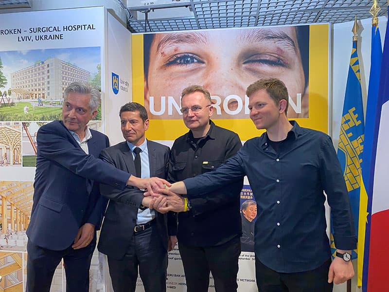 ​​MIPIM : Cannes avec Lviv (Ukraine) dans le projet “Unbroken”