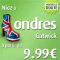 Aerlingus : un Nice-Londres aller-retour à moins de 20 euros TTC !