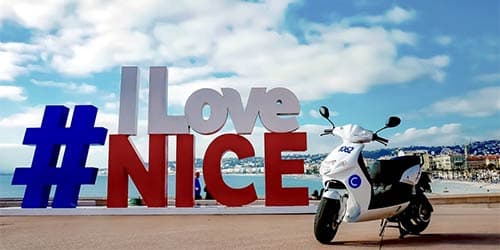 Cityscoot à Nice : on teste le service avec 50 scooters électriques partagés