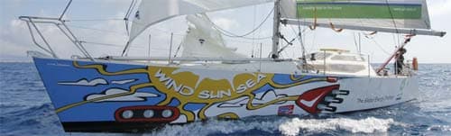 Mission 4SMS : top départ à Antibes pour le navigateur Stéphane Narvaez