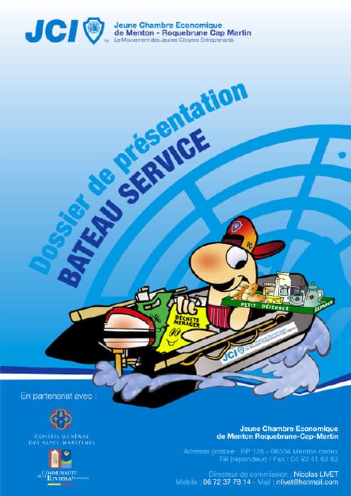 Propreté en mer : la JCE Menton Roquebrune lance un "bateau-service"