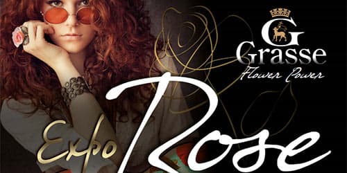 Expo Rose à Grasse sur le thème du "Flower Power"