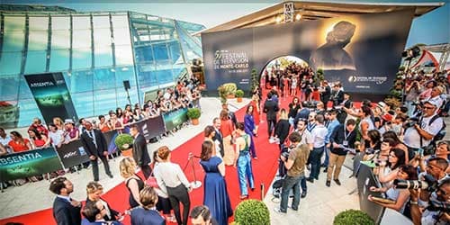 Tapis rouge pour le Festival de Télévision de Monte-Carlo