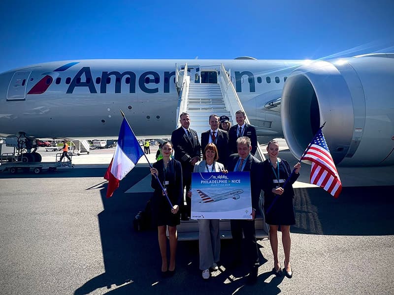 Aéroport : Philadelphie désormais en direct de Nice