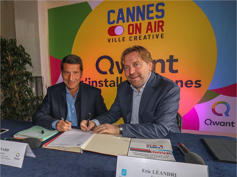 Le moteur de recherche Qwant s'installe à Cannes