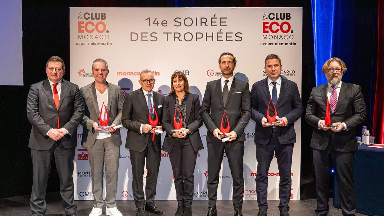 Soirée des Trophées à Monaco : six acteurs économiques remarquables sur le podium