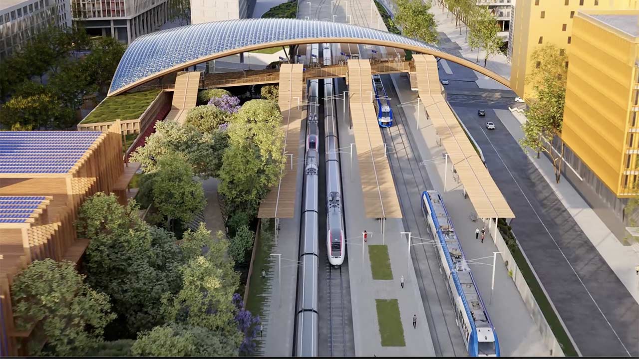 Nice Aéroport : le projet de future gare bioclimatique est lancé