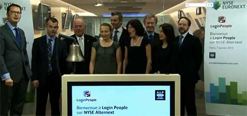 Sophia : Login People a fêté son entrée sur NYSE Alternext Paris