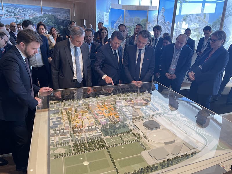 Nice Côte d’Azur se présente au MIPIM en vert et bleu méditerranée