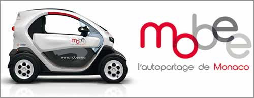Mobee, un service d'autopartage de véhicules électriques à Monaco