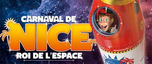 Carnaval de Nice : le Roi de l'Espace sur le pas de tir