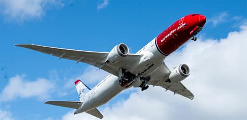Aéroport : Norwegian augmente de 30% la capacité de son Nice-Oslo