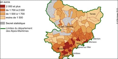 Insee : le nouveau visage des Alpes-Maritimes