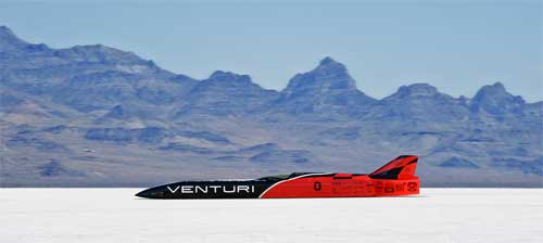 Venturi manque une troisième fois son record du monde de vitesse
