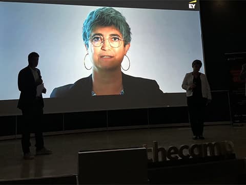 Le Prix de la Start Up de l'Année à Elvire Gouze pour Innoskel à Sophia