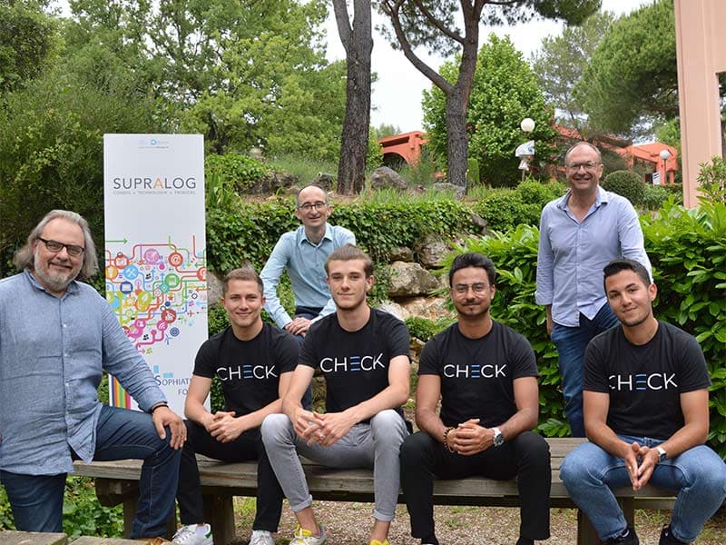 Sophia : lauréat du dernier Challenge Jeunes Pousses, CHECK intègre le Supralog Lab’s