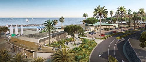 Antibes : 1ère pierre pour la base de voile du Ponteil et sa promenade