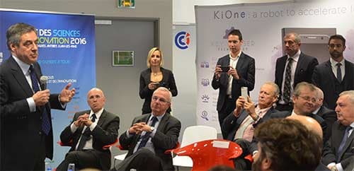 Sophia : le candidat François Fillon devant les chefs d'entreprise