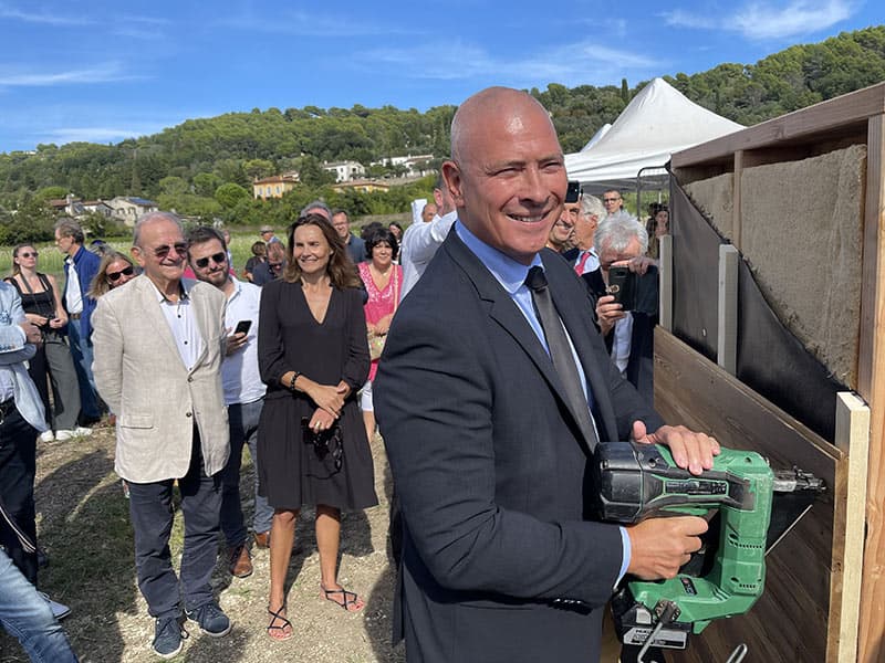 Mouans Sartoux : premier clou planté pour le laboratoire de l’Aromatic Lab 