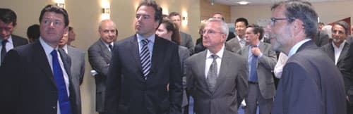 Sophia :  Luc Chatel au CSTB sur les technologies "sans contact"