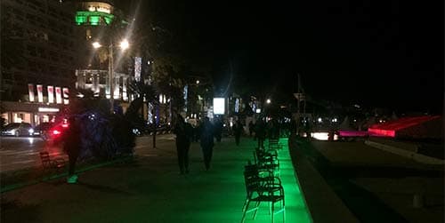 Cannes s'illumine en vert pour fêter la Saint-Patrick des Irlandais