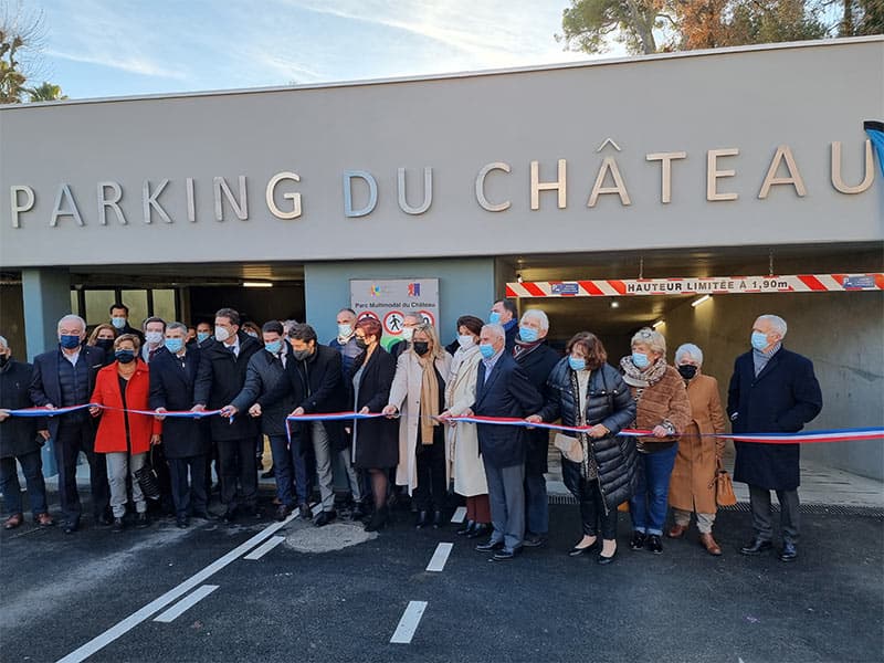 Mouans-Sartoux savoure son nouveau parking multimodal du château