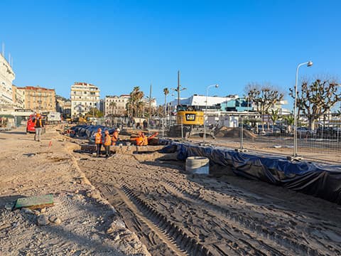 Cannes : les Allées de la Liberté en pleine transformation