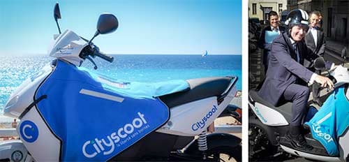 Les scooters électriques partagés de Cityscoot bientôt à Nice