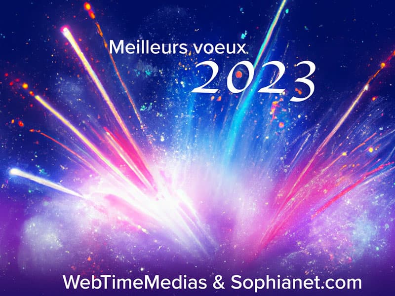 WebTimeMedias vous présente ses meilleurs voeux…et Sophianet.com