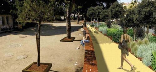 Antibes : les abords du Palais des Congrès se dessinent