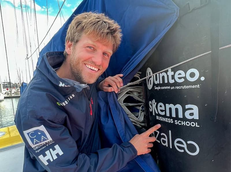 Benjamin Ferré, un diplômé de SKEMA, dans la Transat Jacques-Vabre