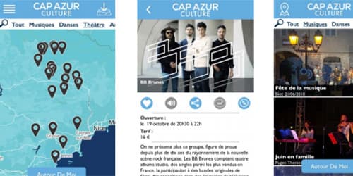 Le Pôle métropolitain CAP AZUR lance son "appli" culture