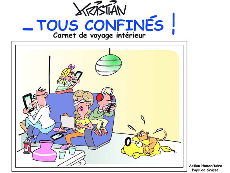 "Tous confinés" de Kristian en livre : les tics et les tocs de notre premier confinement