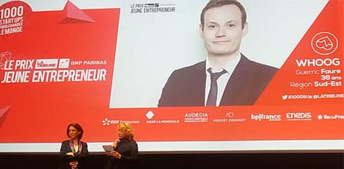 Sophia : le prix du "Jeune entrepreneur 2017" à Whoog