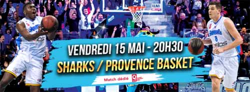 Basket : dernier match de saison à domicile pour les Sharks d'Antibes