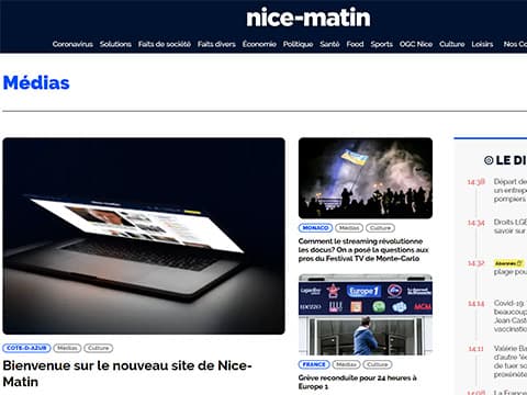 Médias : Nicematin.com affiche sa nouvelle ligne