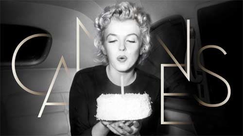 Marilyn à l'affiche de Cannes!