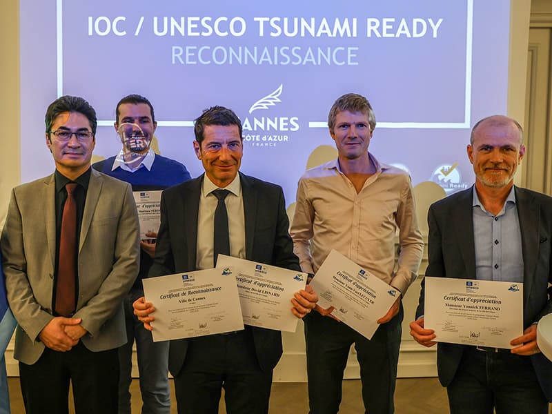 Cannes, première ville méditerranéenne “Tsunamy Ready”