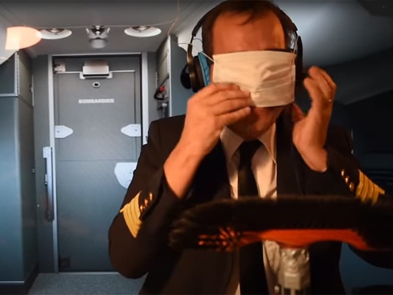 "Don't stop palmitos", le clip déjanté des confinés d'Air France Nice 