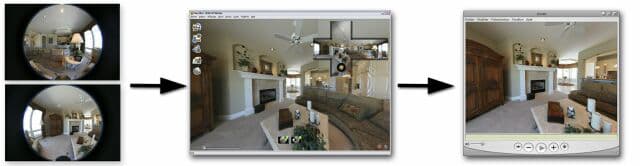 REALVIZ : la prise de vue sphérique complète en deux images