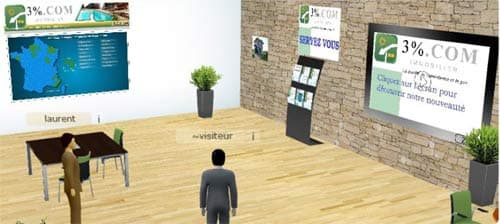 Sophia : New Net 3D lance l'accueil 3D dans les agences immobilières