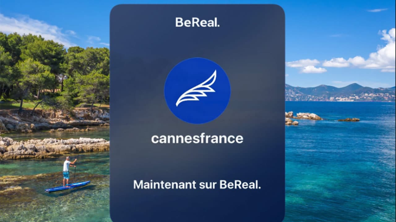 Cannes, première destination française sur l’appli BeReal