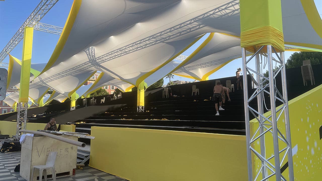 Tour de France : Nice, tout en jaune, pour une journée historique