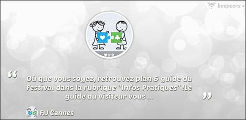 Beepeers signe l'App mobile du Festival des Jeux de Cannes
